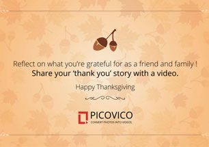 thanksgiving video maker