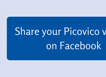 share picovico video on fb