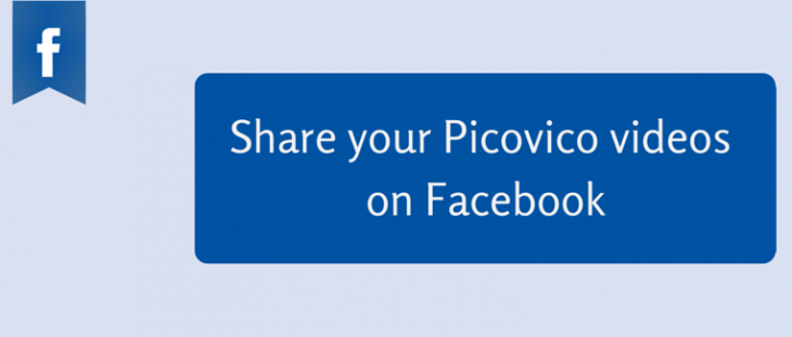 share picovico video on fb