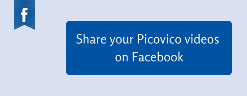 share picovico video on fb