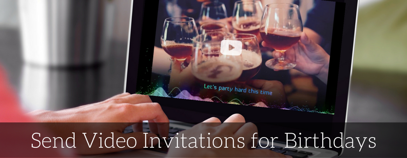 birthday video invitation